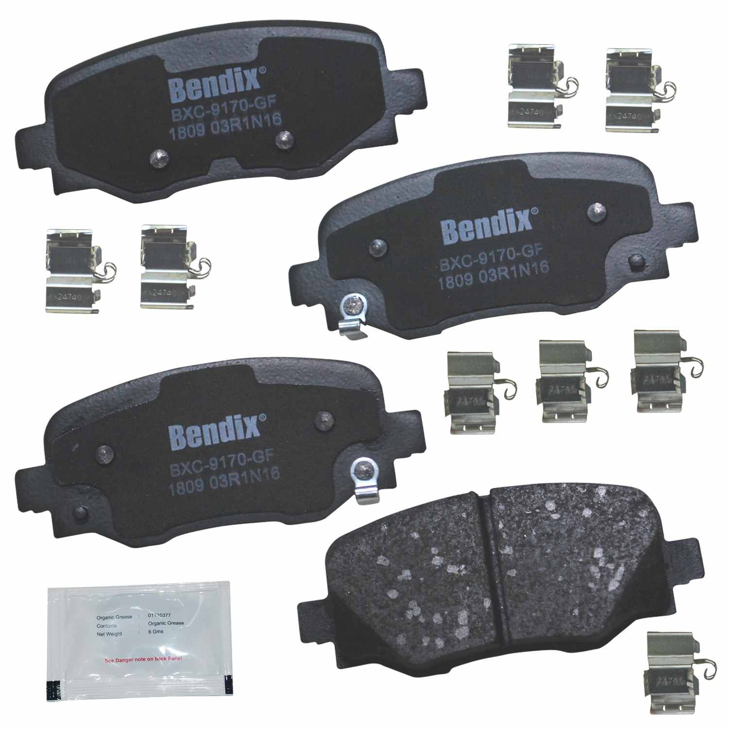 BENDIX PREMIUM COPPER FREE Disc Brake Pad Set CFC1809