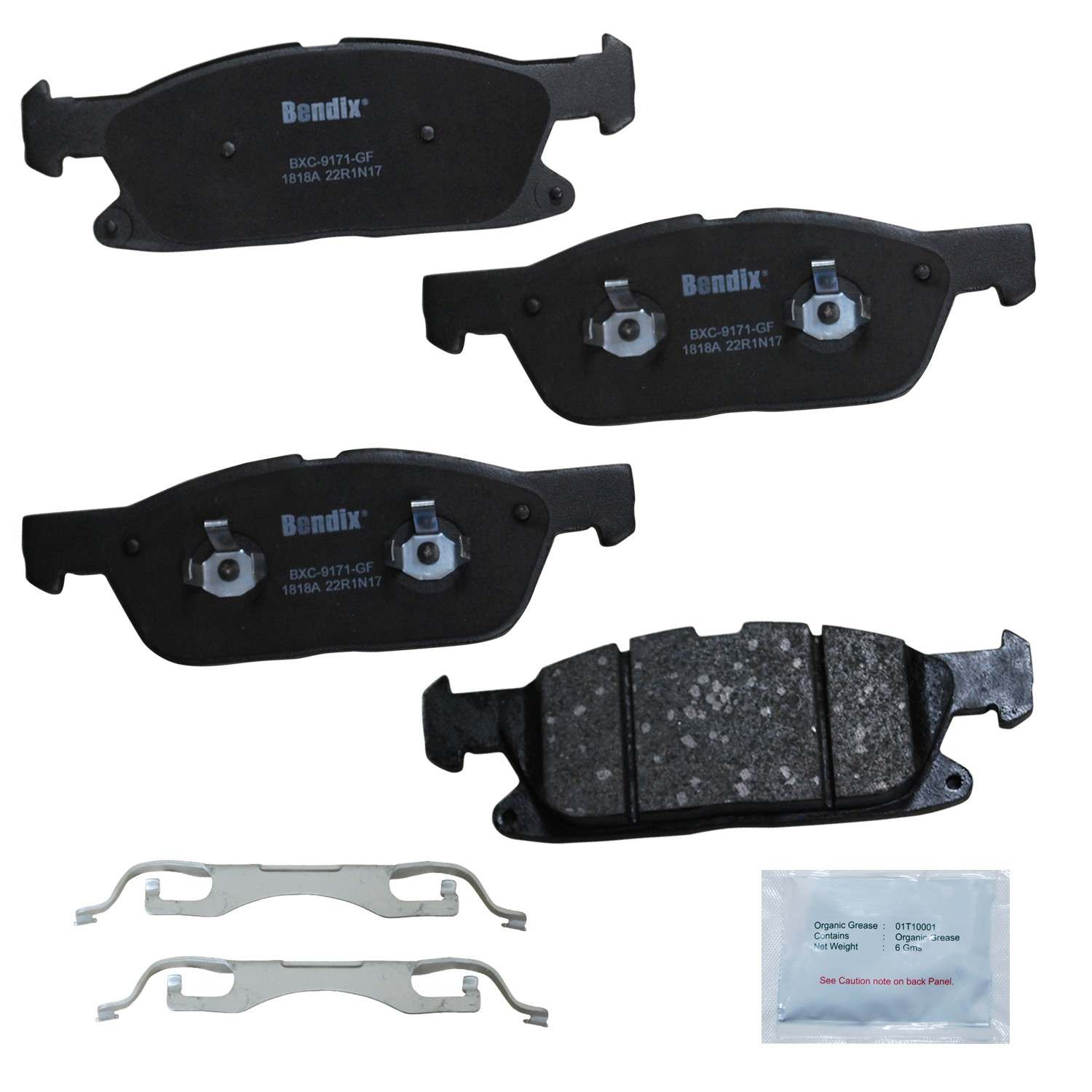 BENDIX PREMIUM COPPER FREE Disc Brake Pad Set CFC1818A