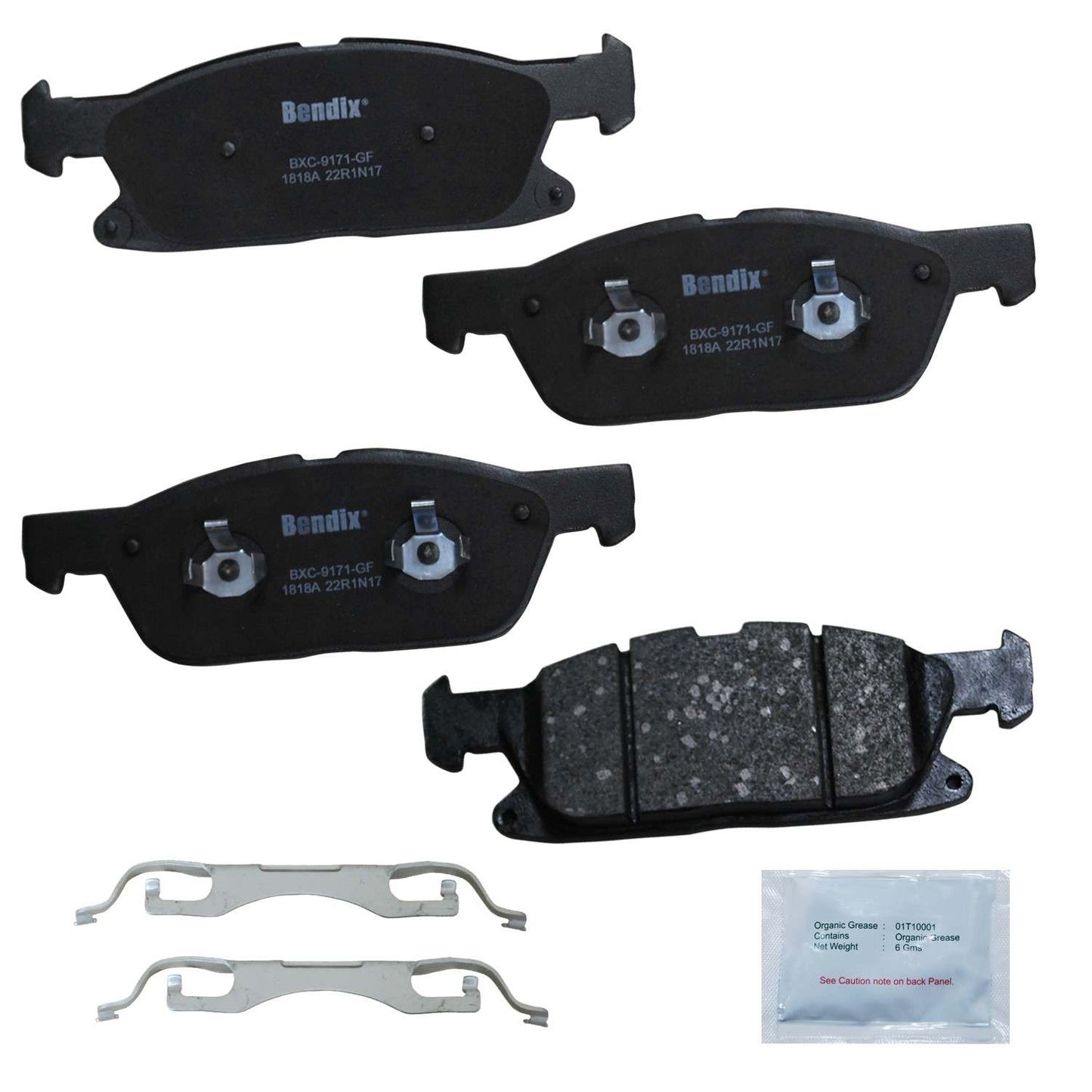 BENDIX PREMIUM COPPER FREE Disc Brake Pad Set CFC1818A