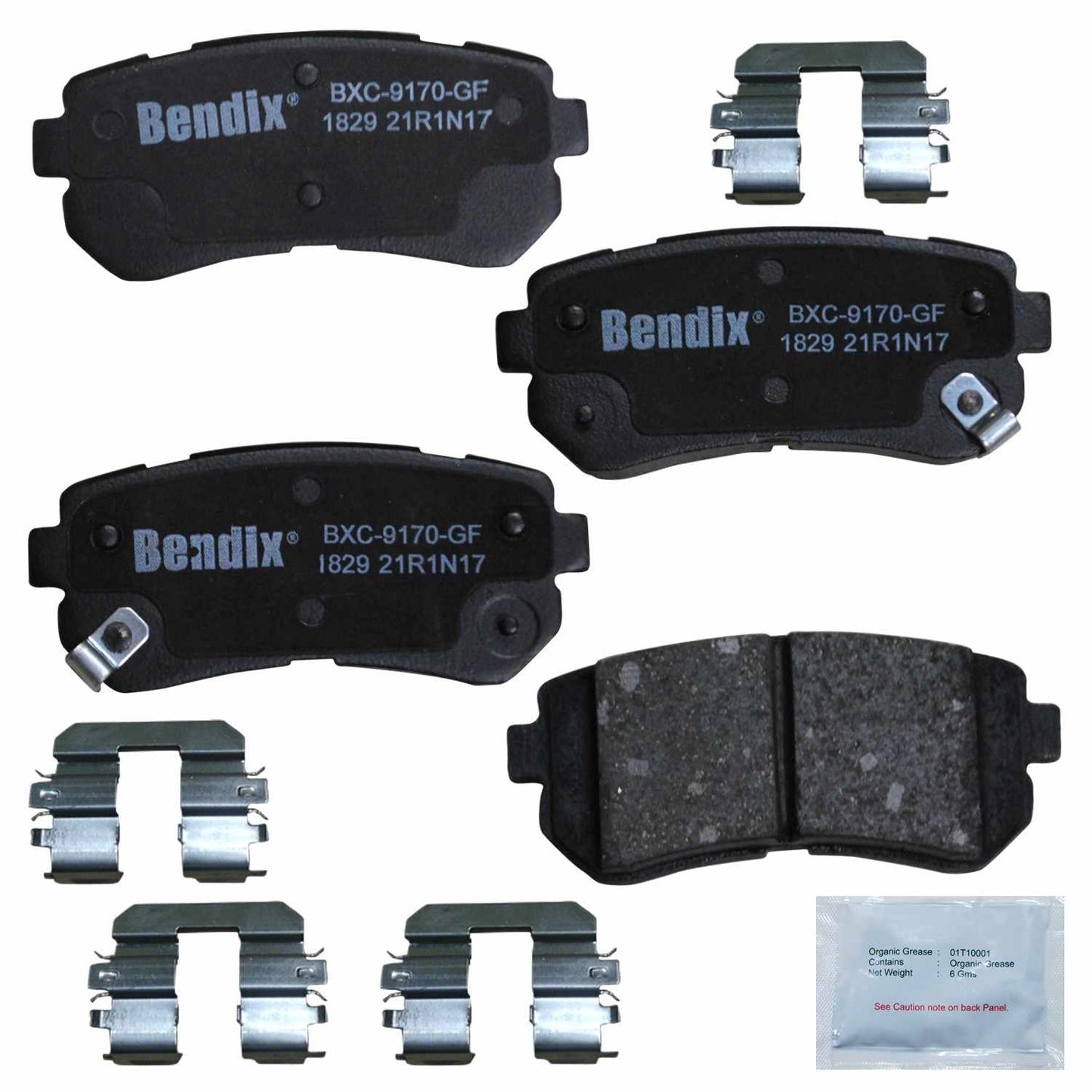 BENDIX PREMIUM COPPER FREE Disc Brake Pad Set CFC1829