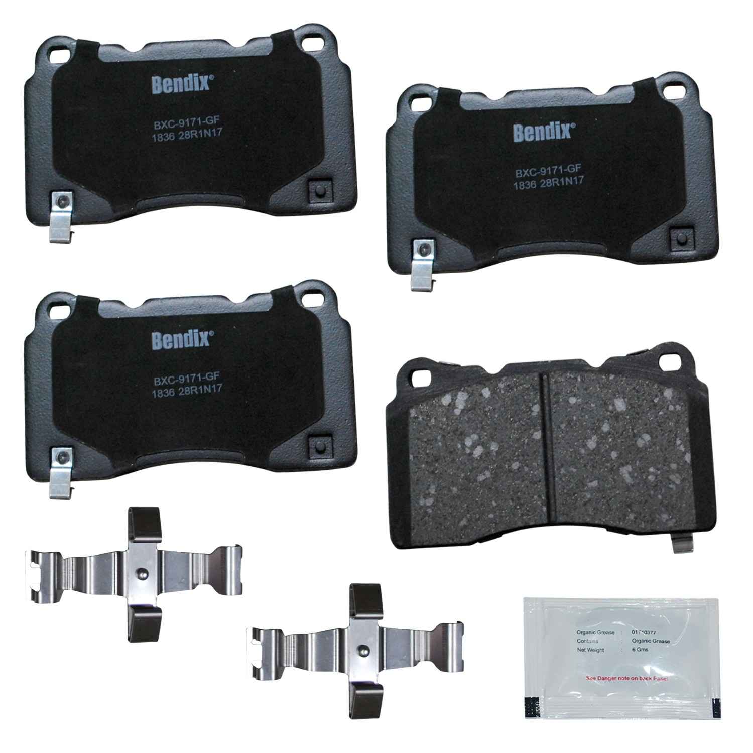 BENDIX PREMIUM COPPER FREE Disc Brake Pad Set CFC1836