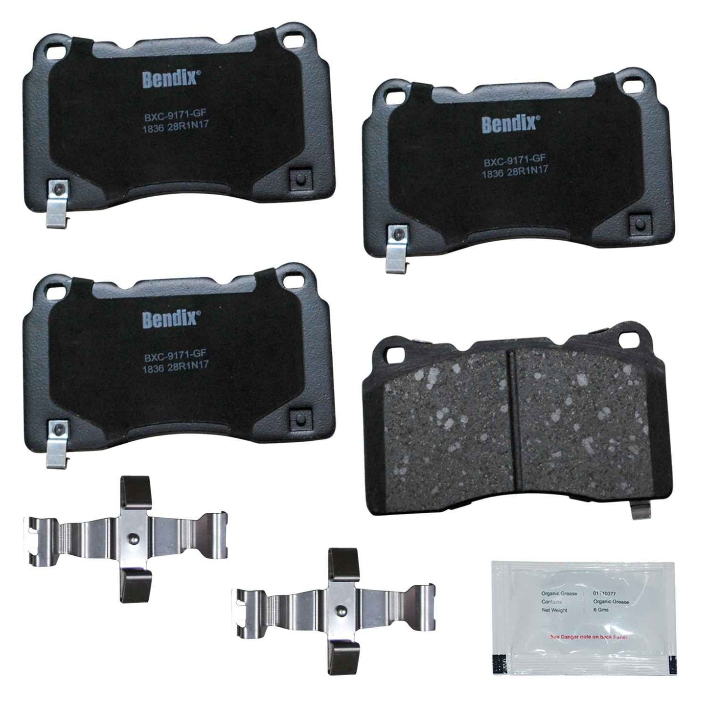 BENDIX PREMIUM COPPER FREE Disc Brake Pad Set CFC1836