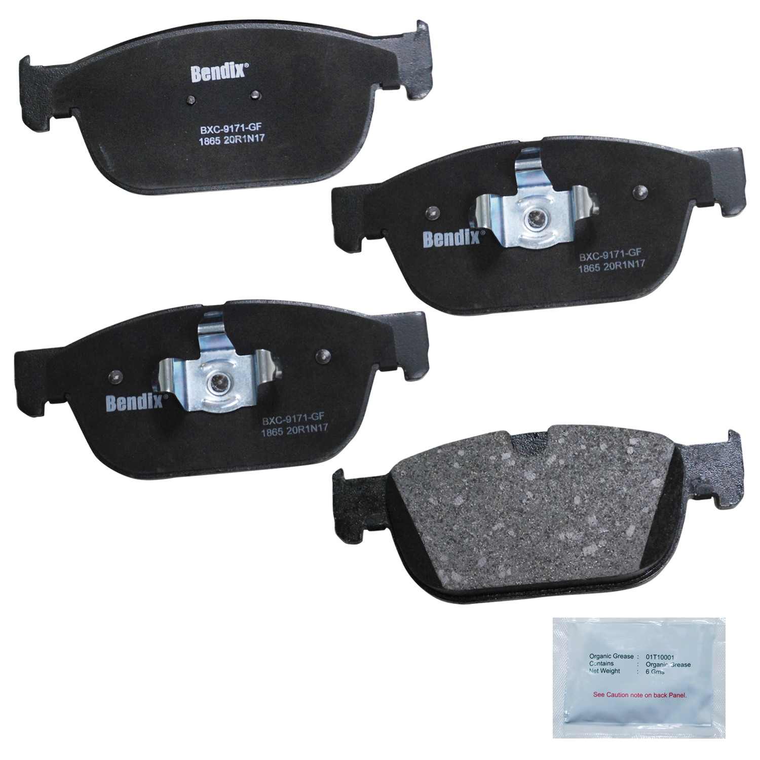 BENDIX PREMIUM COPPER FREE Disc Brake Pad Set CFC1865