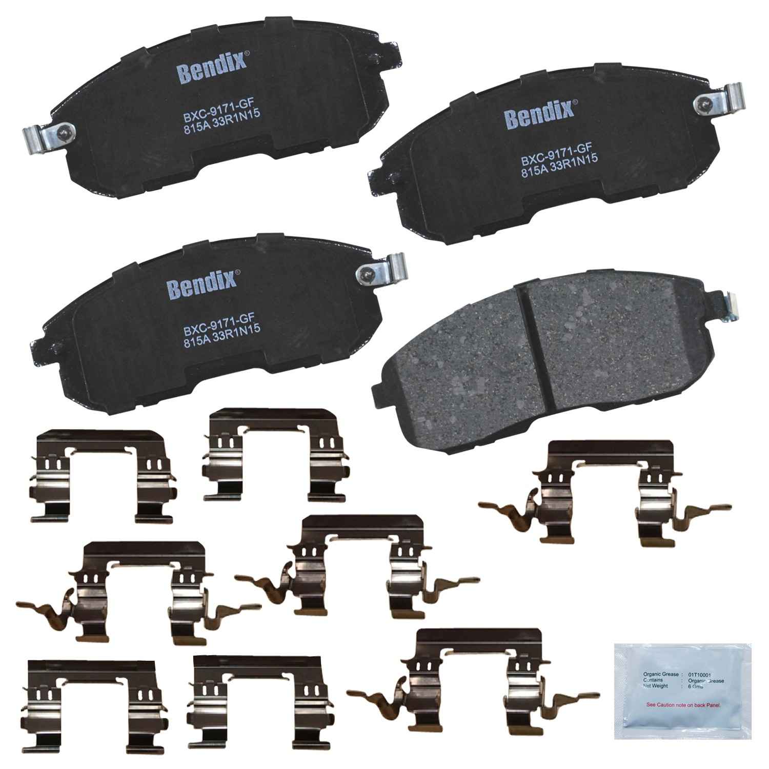 BENDIX PREMIUM COPPER FREE Disc Brake Pad Set CFC815A