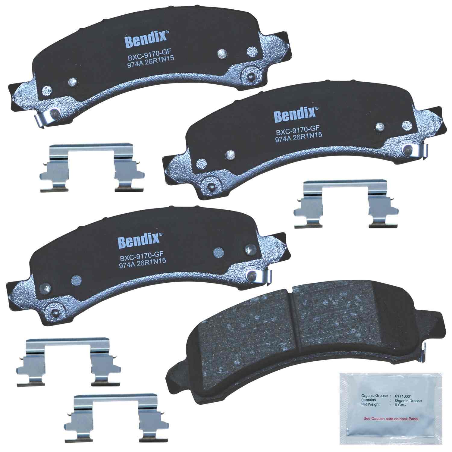 BENDIX PREMIUM COPPER FREE Disc Brake Pad Set CFC974A