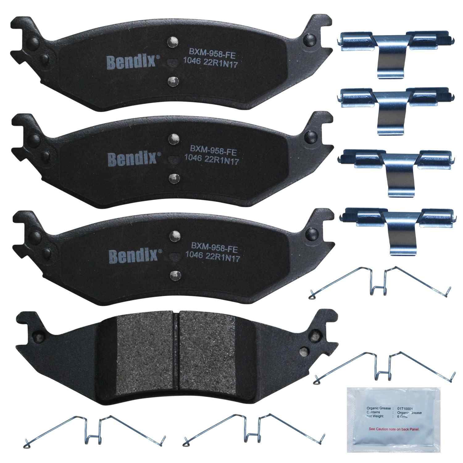 BENDIX PREMIUM COPPER FREE Disc Brake Pad Set CFM1046
