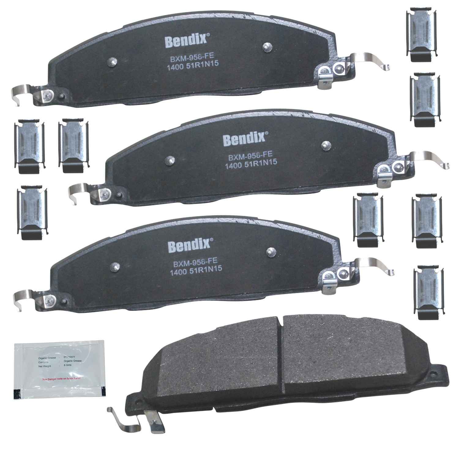 BENDIX PREMIUM COPPER FREE Disc Brake Pad Set CFM1400