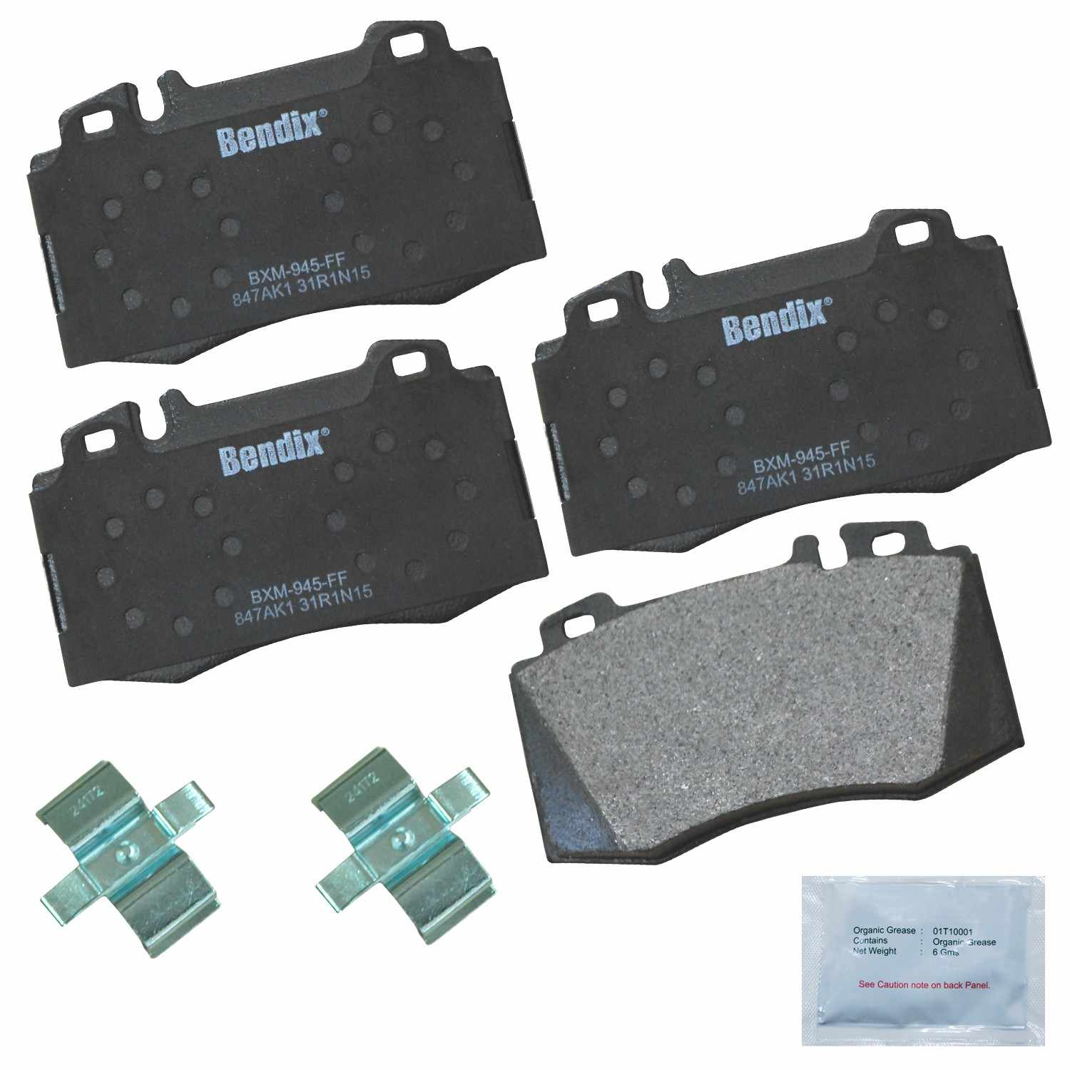 BENDIX PREMIUM COPPER FREE Disc Brake Pad Set CFM847AK1