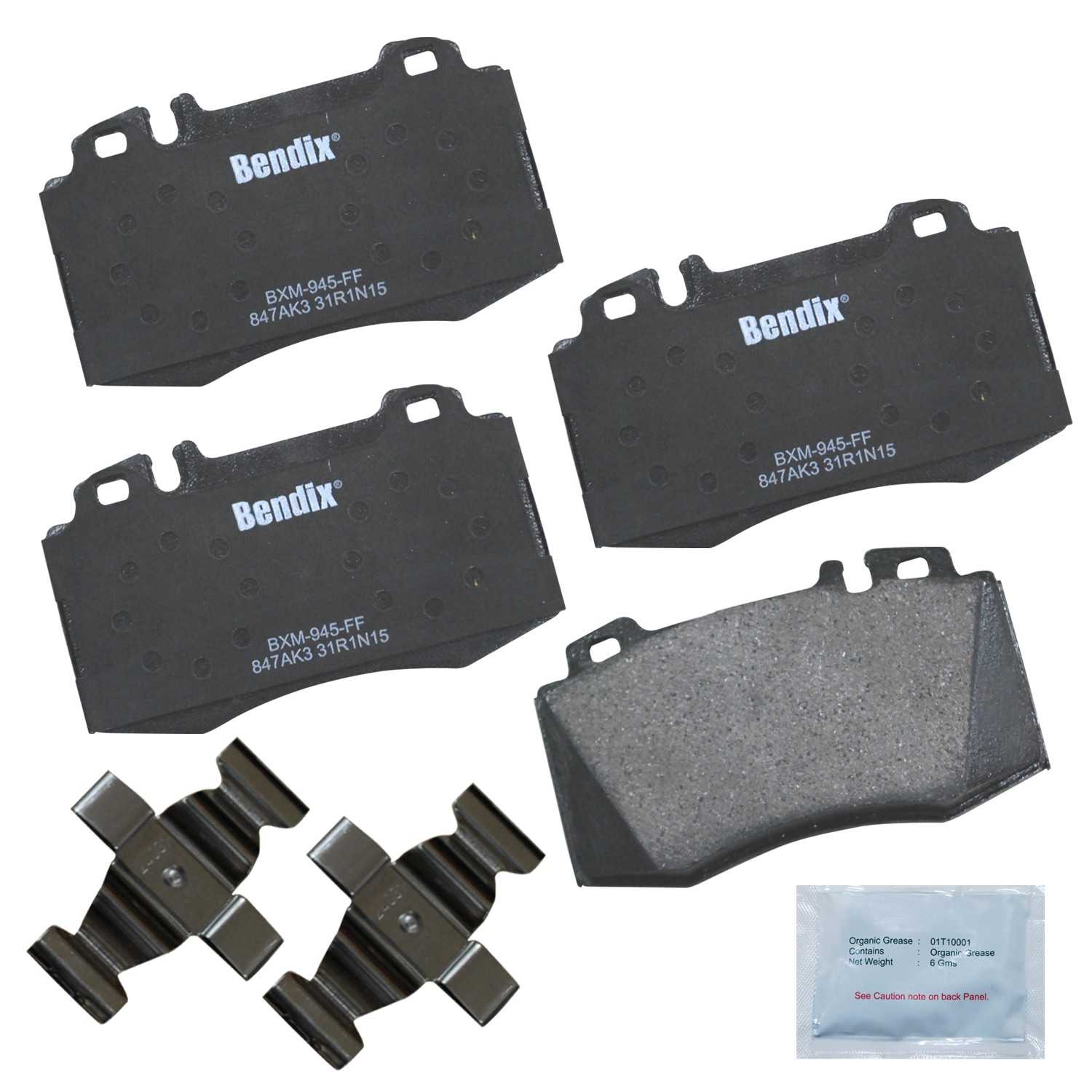 BENDIX PREMIUM COPPER FREE Disc Brake Pad Set CFM847AK3