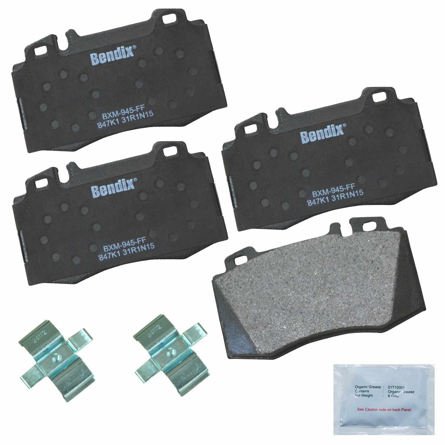 BENDIX PREMIUM COPPER FREE Disc Brake Pad Set CFM847K1