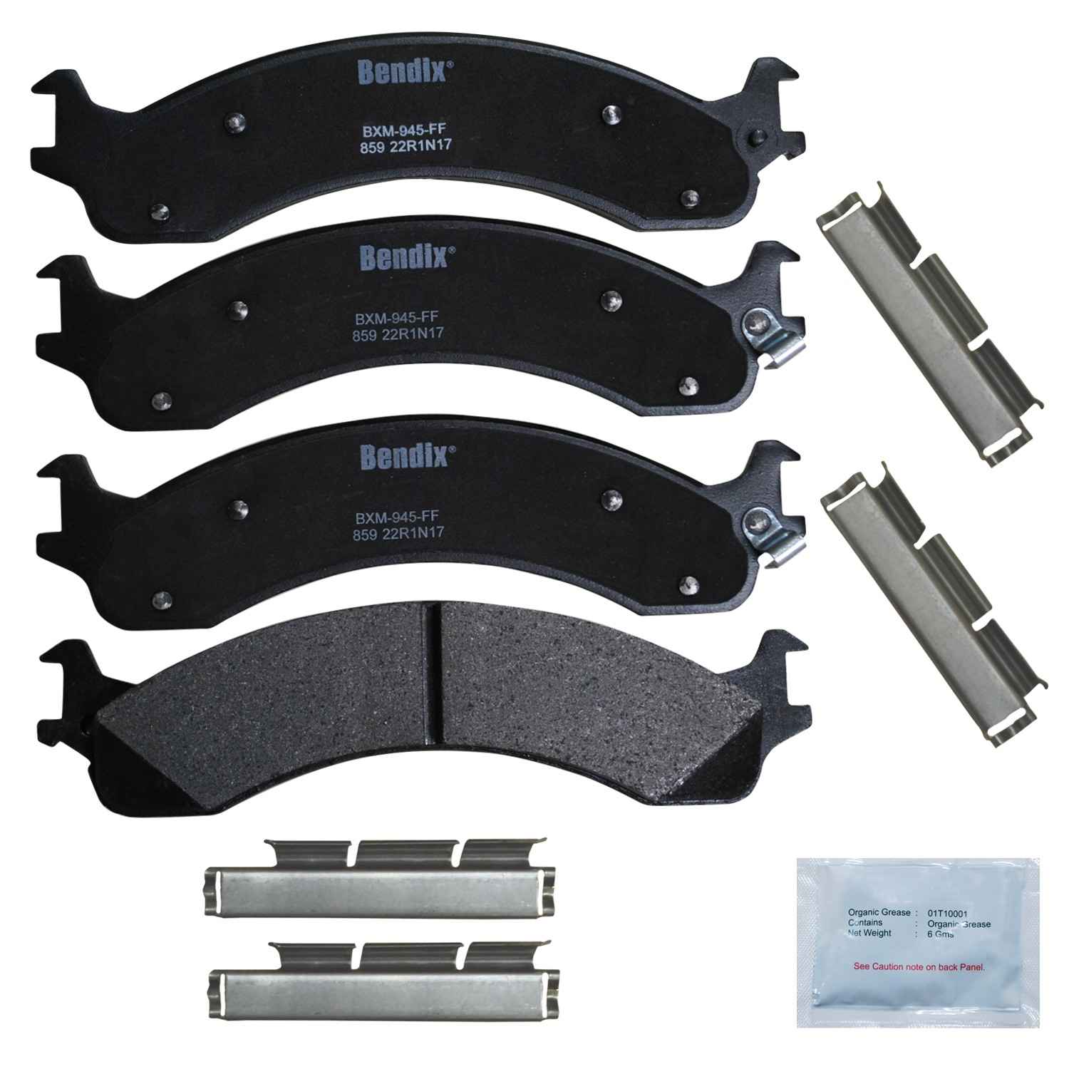 BENDIX PREMIUM COPPER FREE Disc Brake Pad Set CFM859