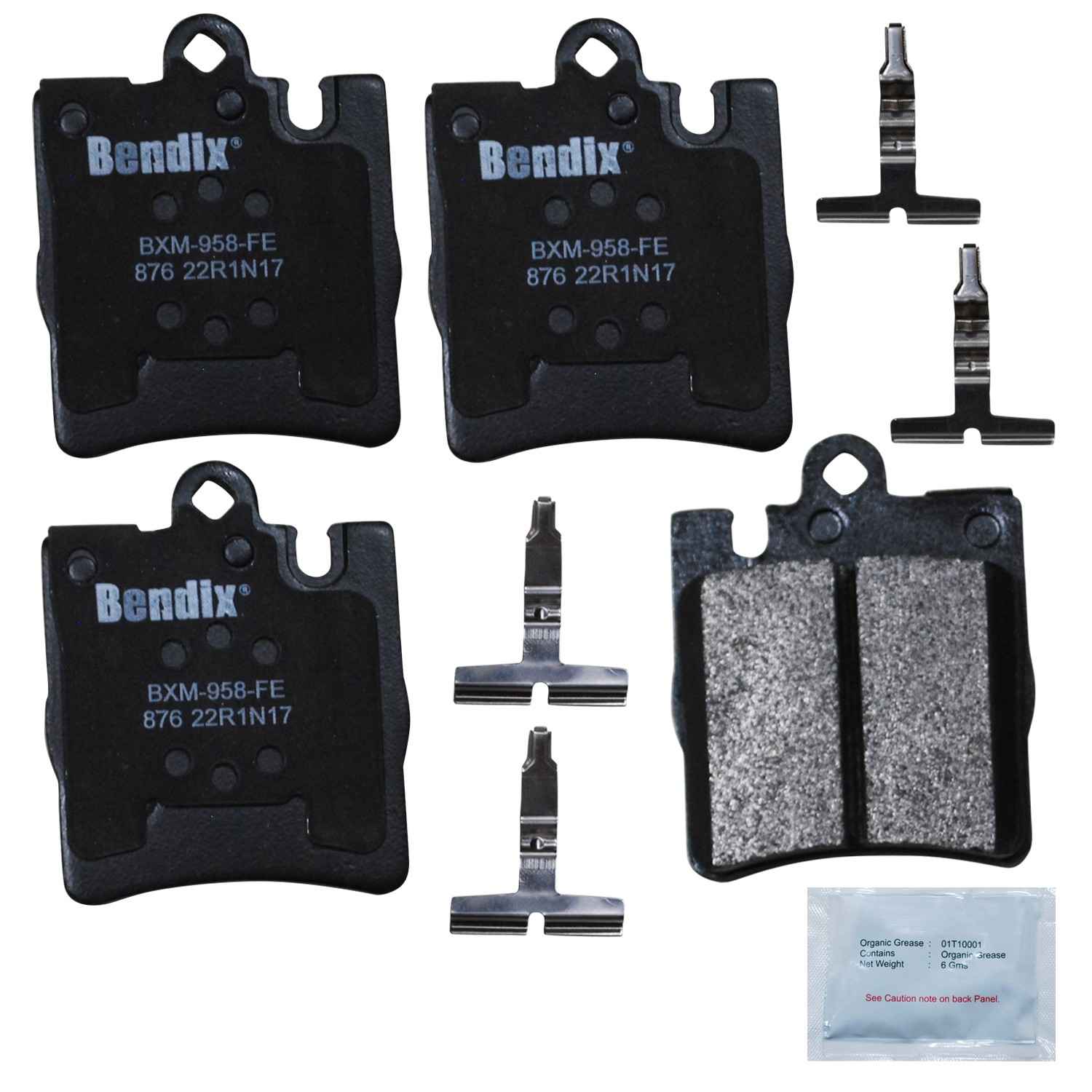 BENDIX PREMIUM COPPER FREE Disc Brake Pad Set CFM876