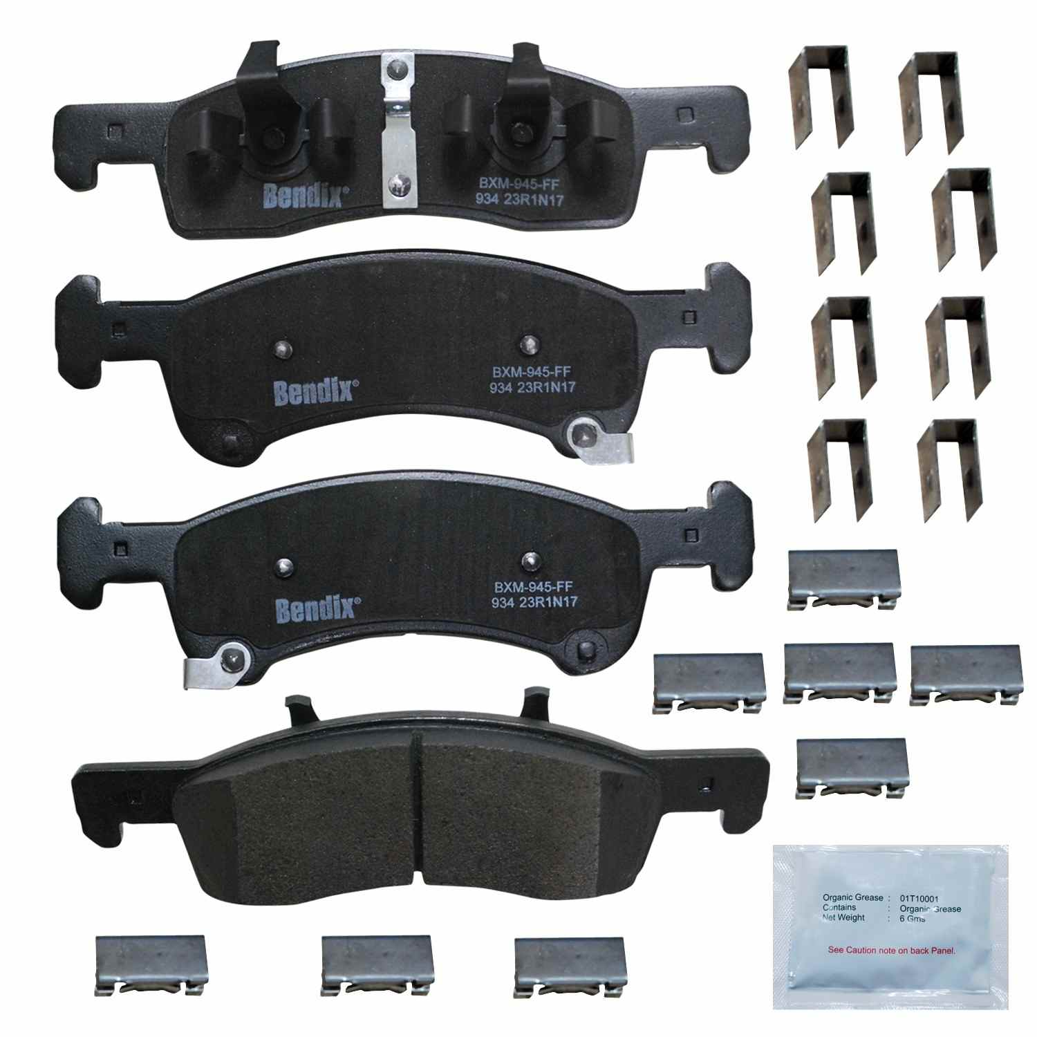 BENDIX PREMIUM COPPER FREE Disc Brake Pad Set CFM934