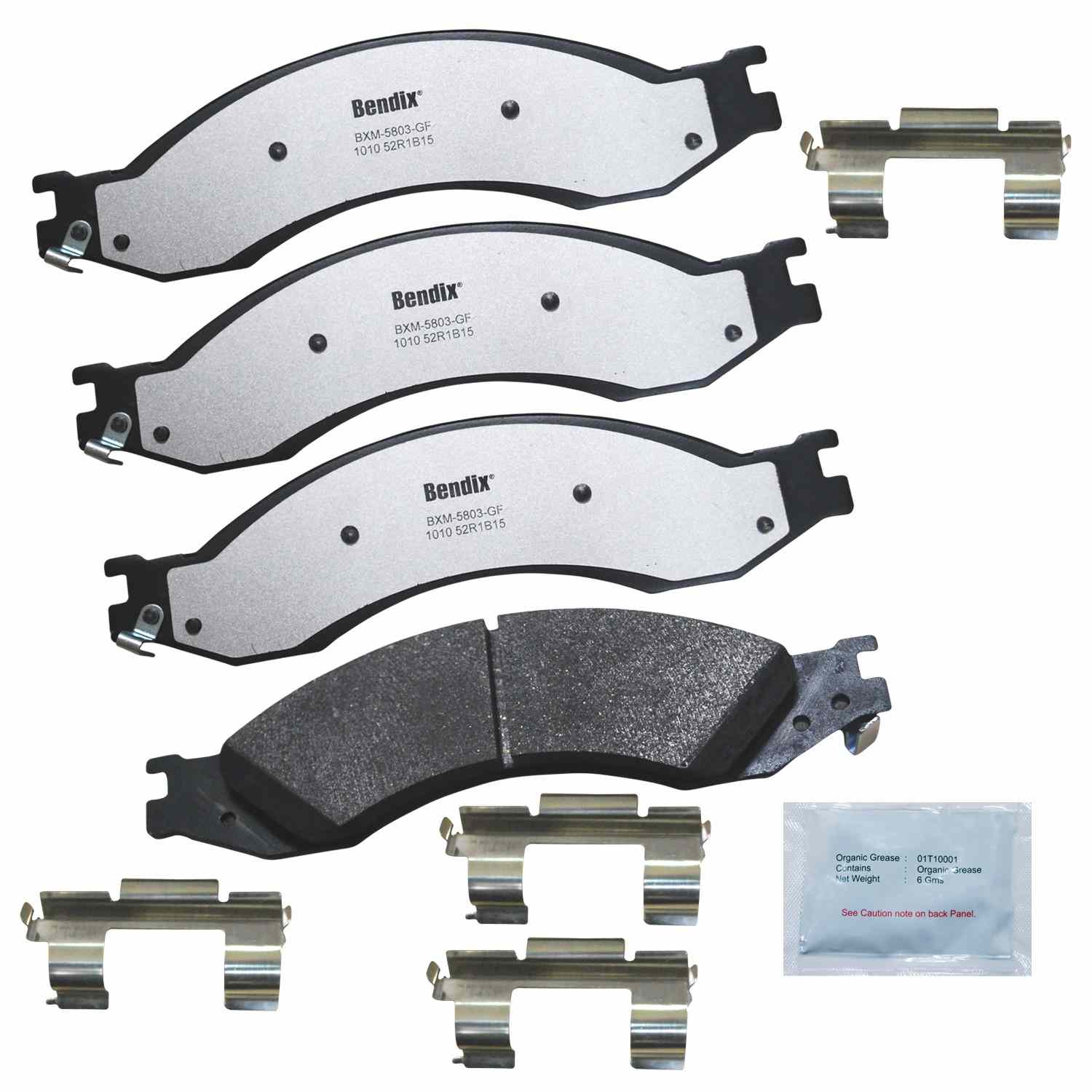 BENDIX FLEET METLOK Disc Brake Pad Set MKD1010FM