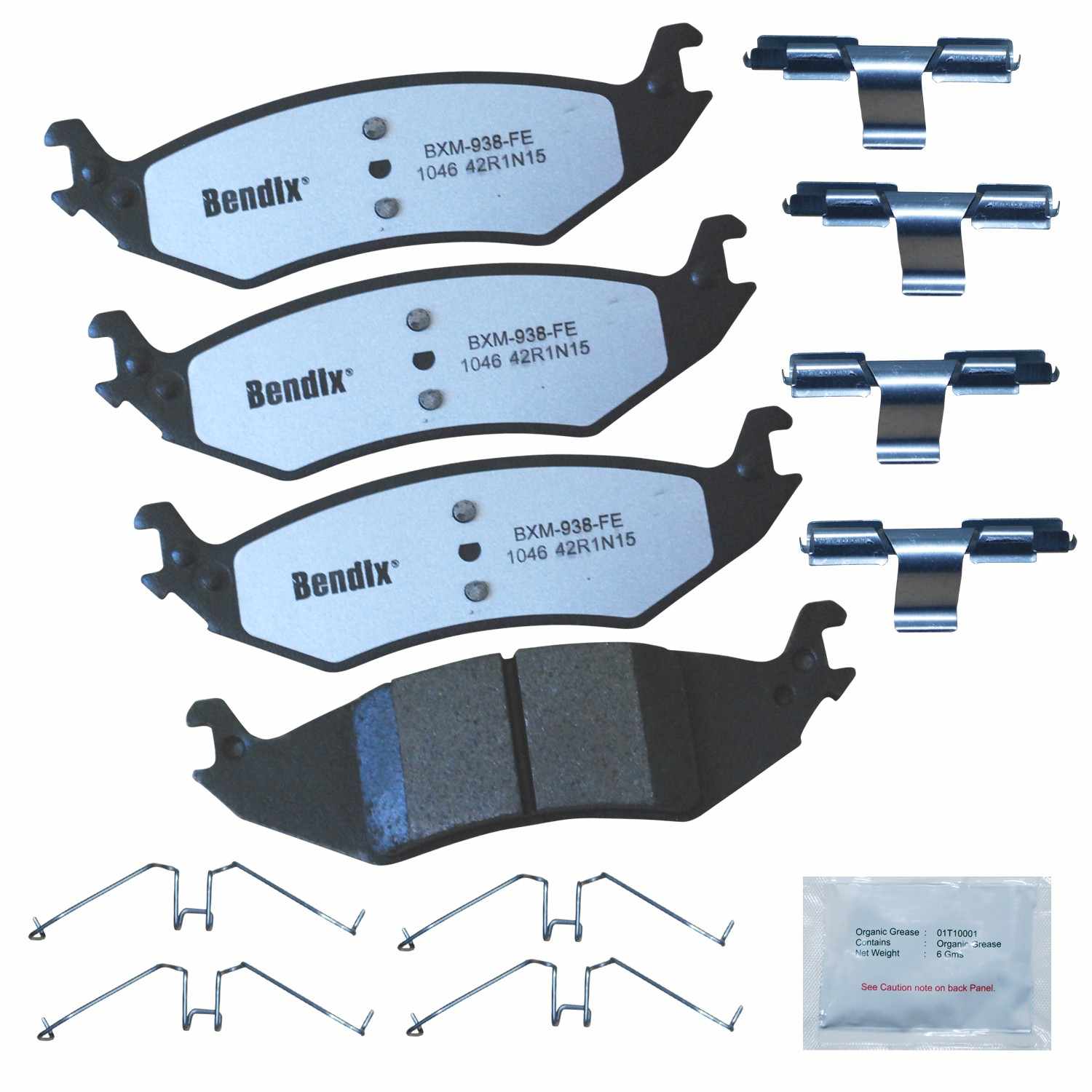 BENDIX FLEET METLOK Disc Brake Pad Set MKD1046FM