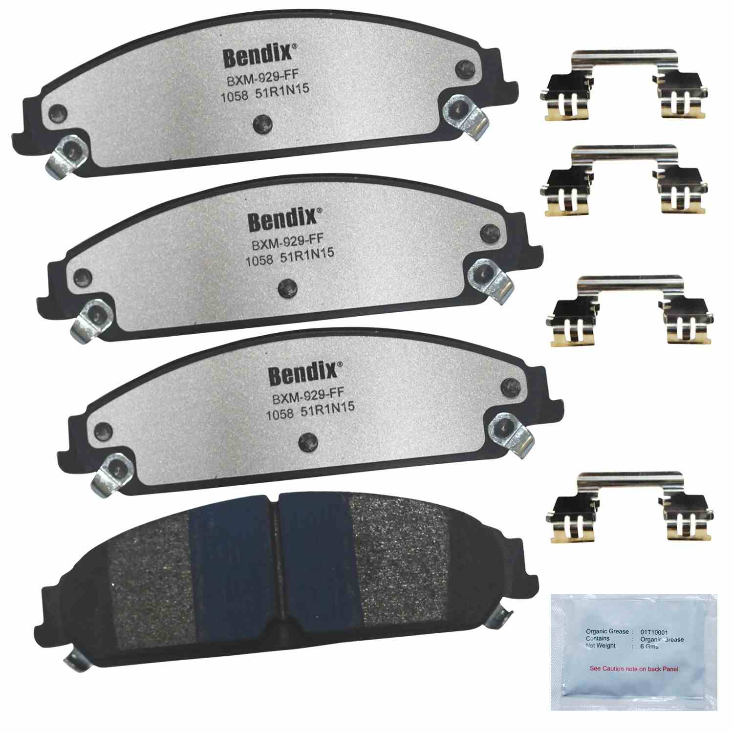 BENDIX FLEET METLOK Disc Brake Pad Set MKD1058FM