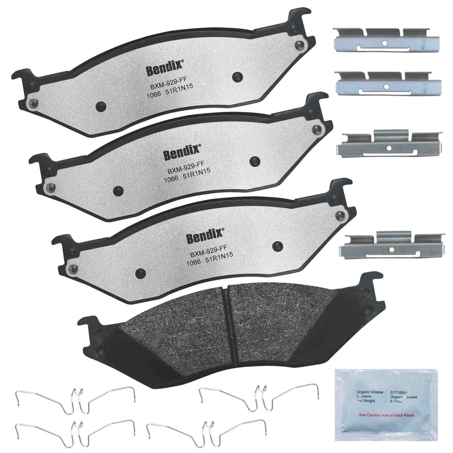 BENDIX FLEET METLOK Disc Brake Pad Set MKD1066FM
