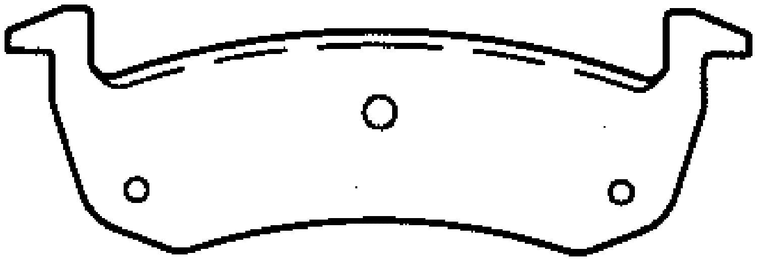 BENDIX FLEET METLOK Disc Brake Pad Set MKD1279FM