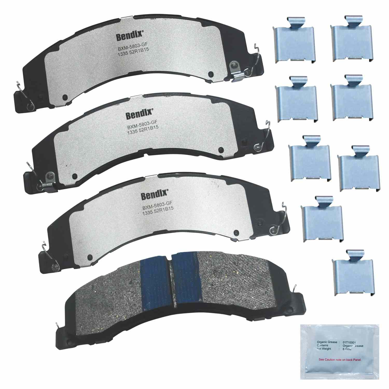 BENDIX FLEET METLOK Disc Brake Pad Set MKD1335FM