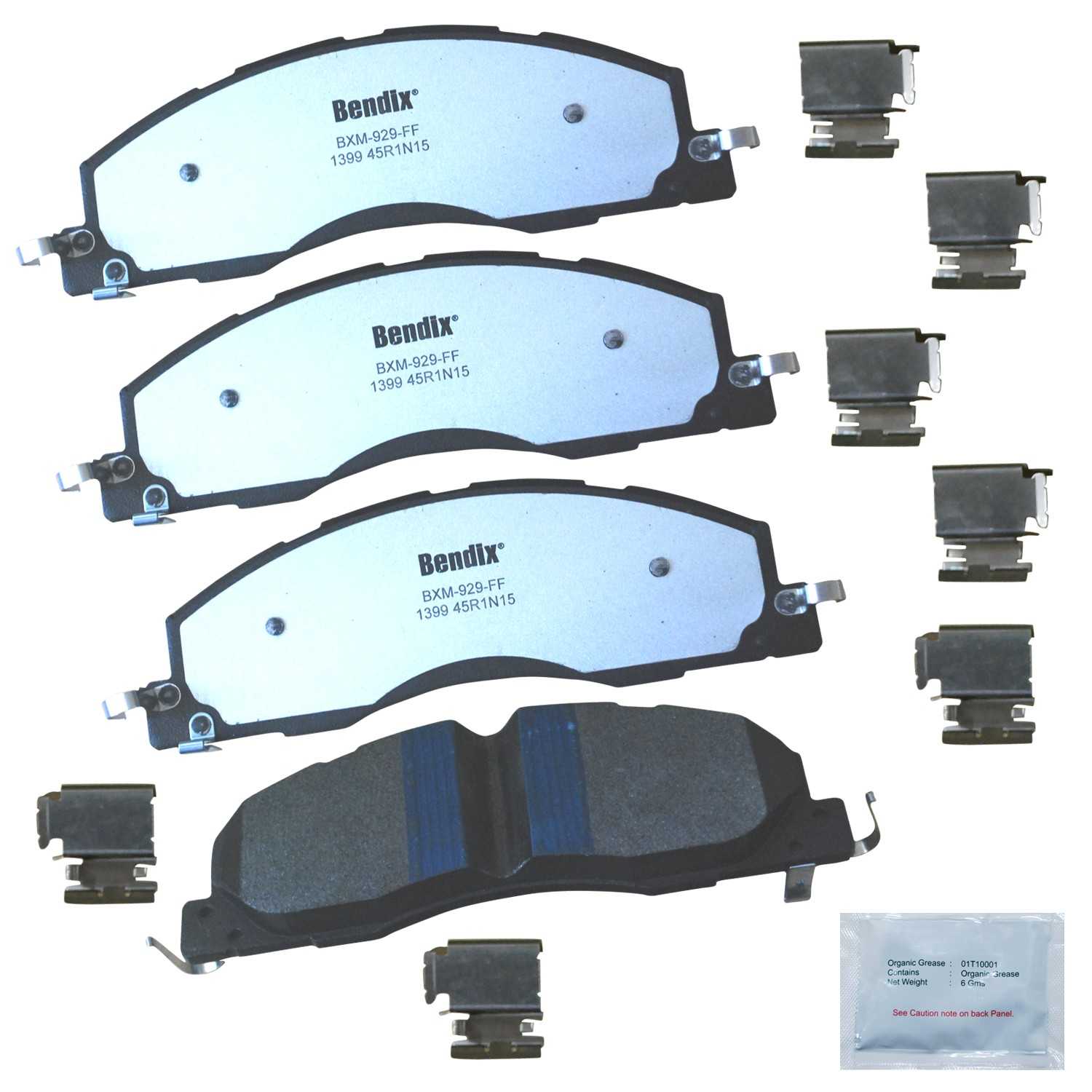 BENDIX FLEET METLOK Disc Brake Pad Set MKD1399FM