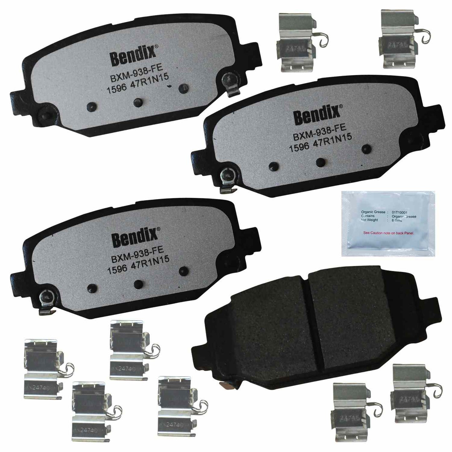 BENDIX FLEET METLOK Disc Brake Pad Set MKD1596FM