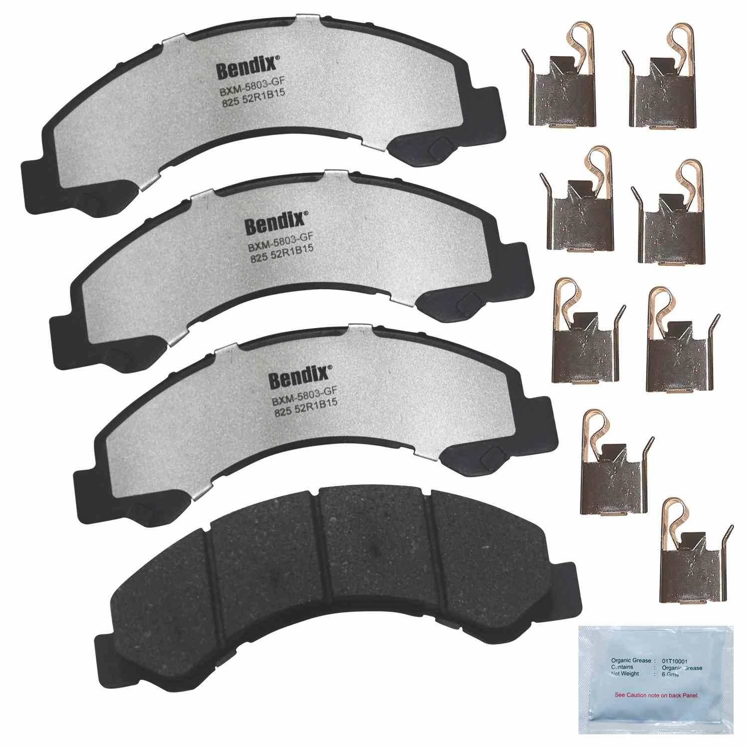BENDIX FLEET METLOK Disc Brake Pad Set MKD825FM