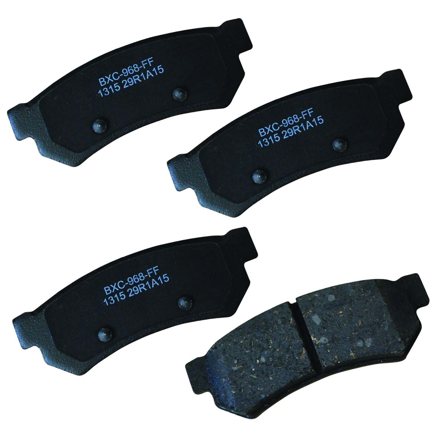 STOP BY BENDIX Disc Brake Pad Set top view frsport SBC1315