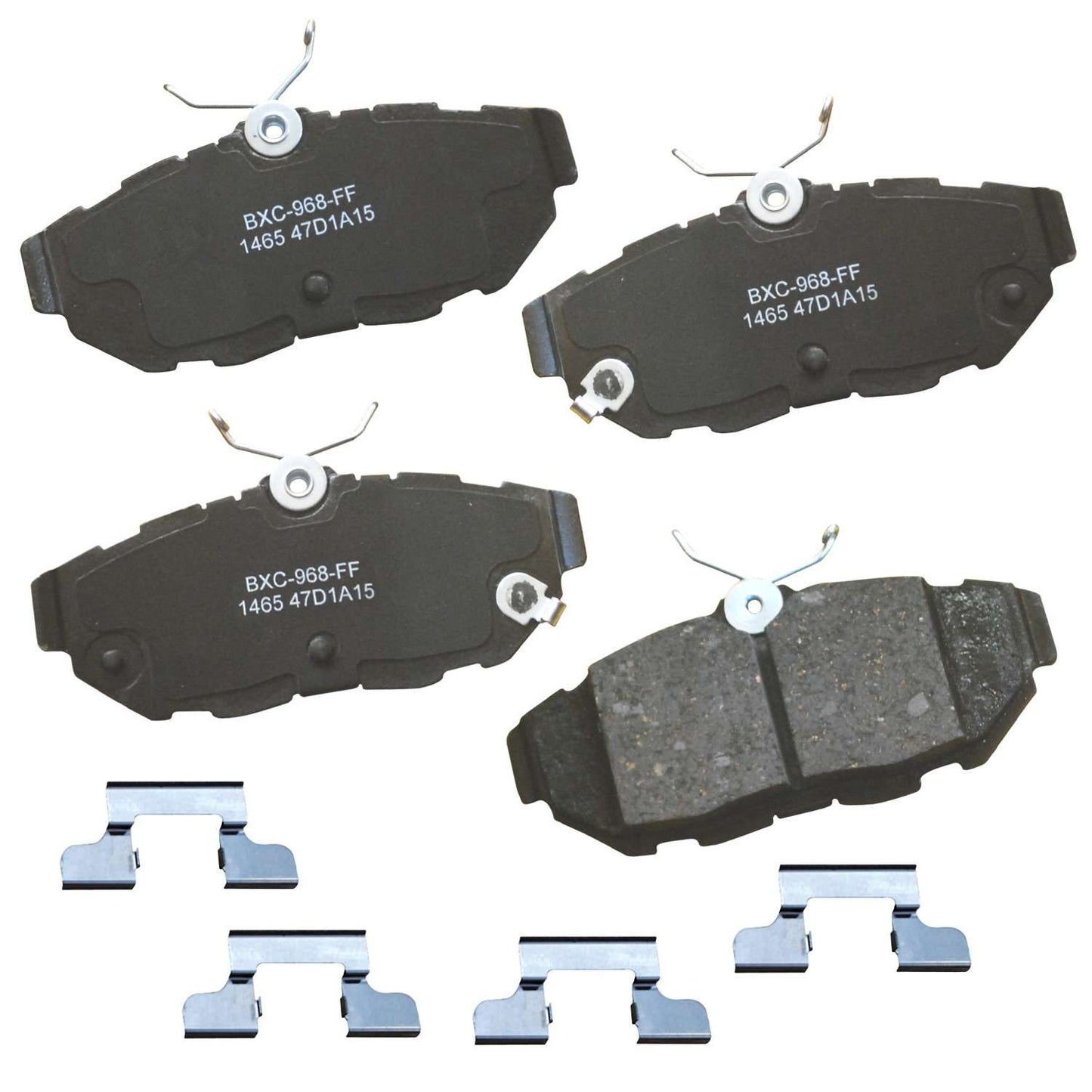 STOP BY BENDIX Disc Brake Pad Set top view frsport SBC1465