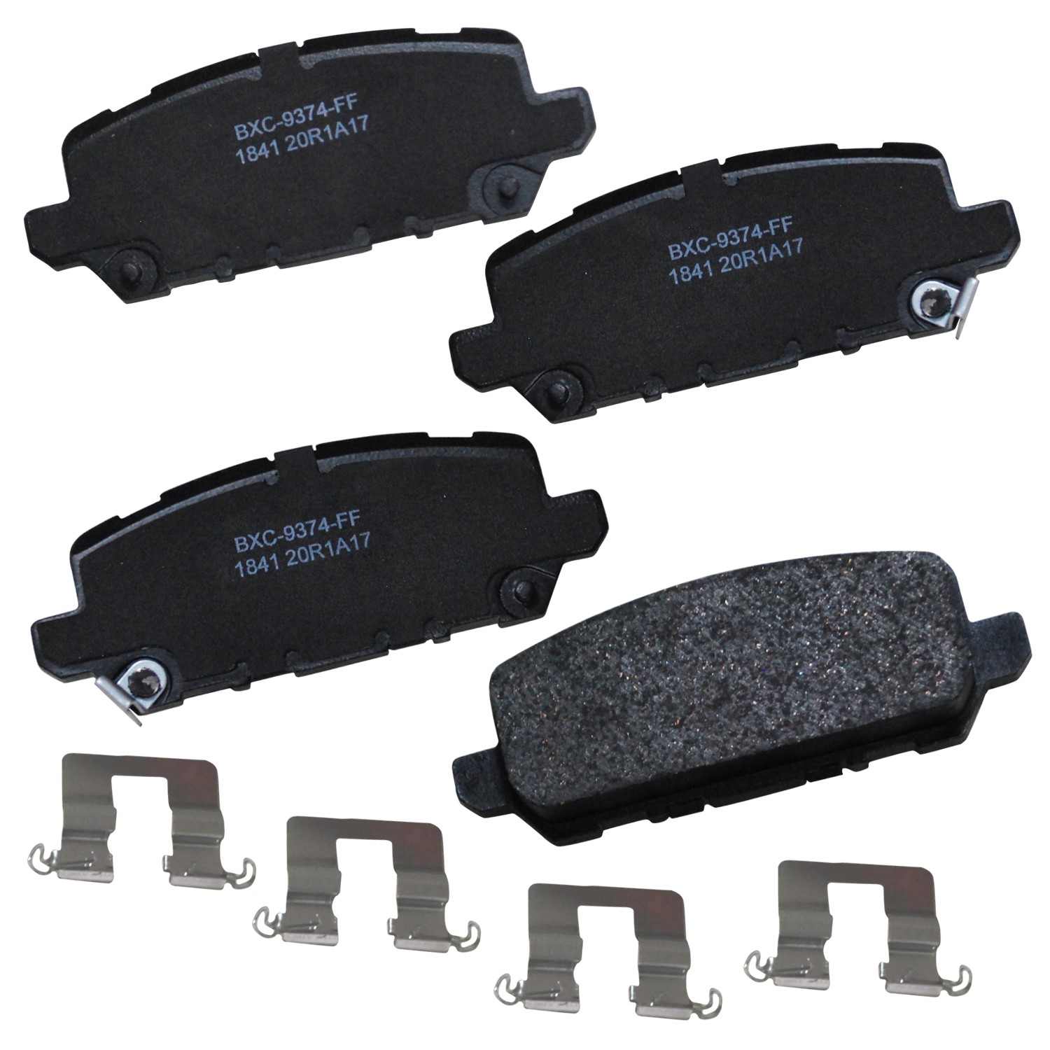 STOP BY BENDIX Disc Brake Pad Set top view frsport SBC1841