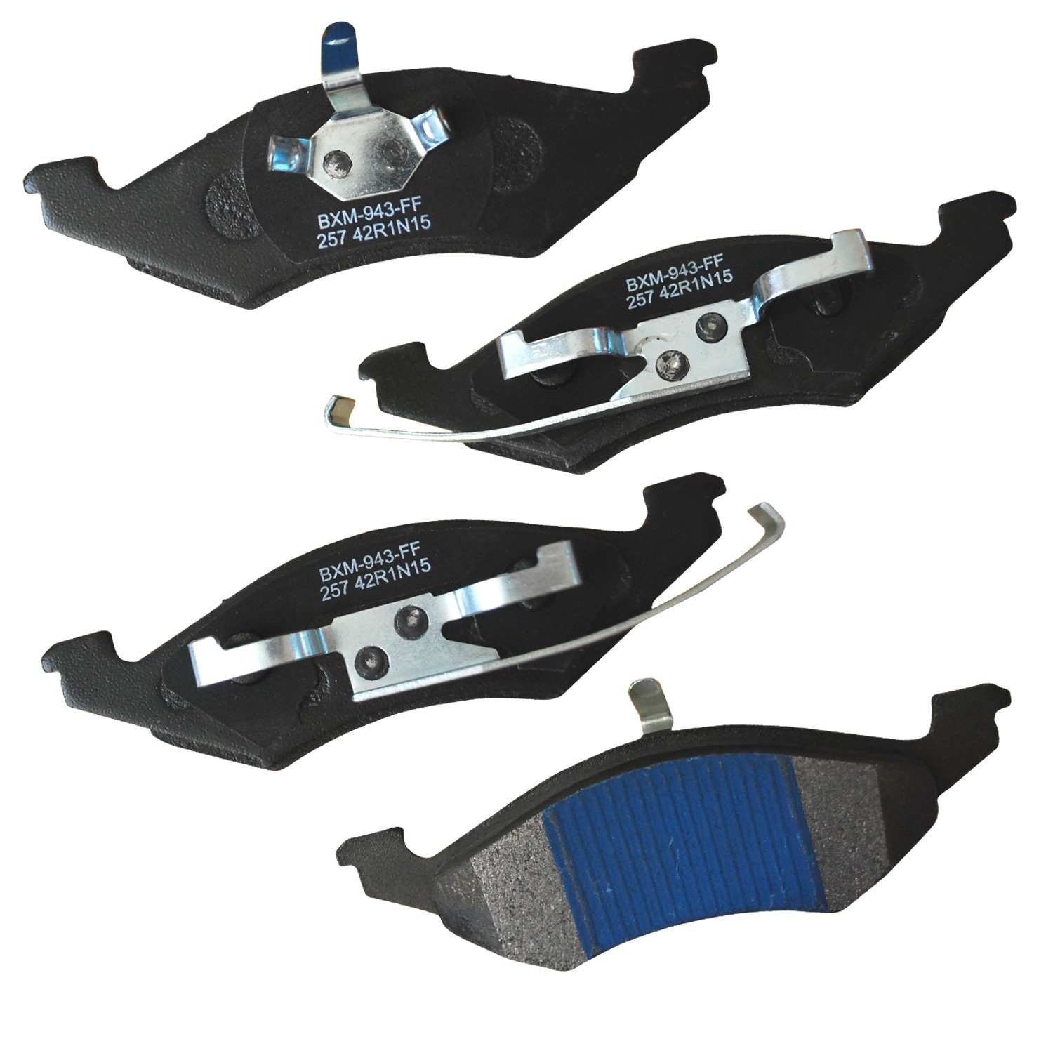 STOP BY BENDIX Disc Brake Pad Set top view frsport SBM257