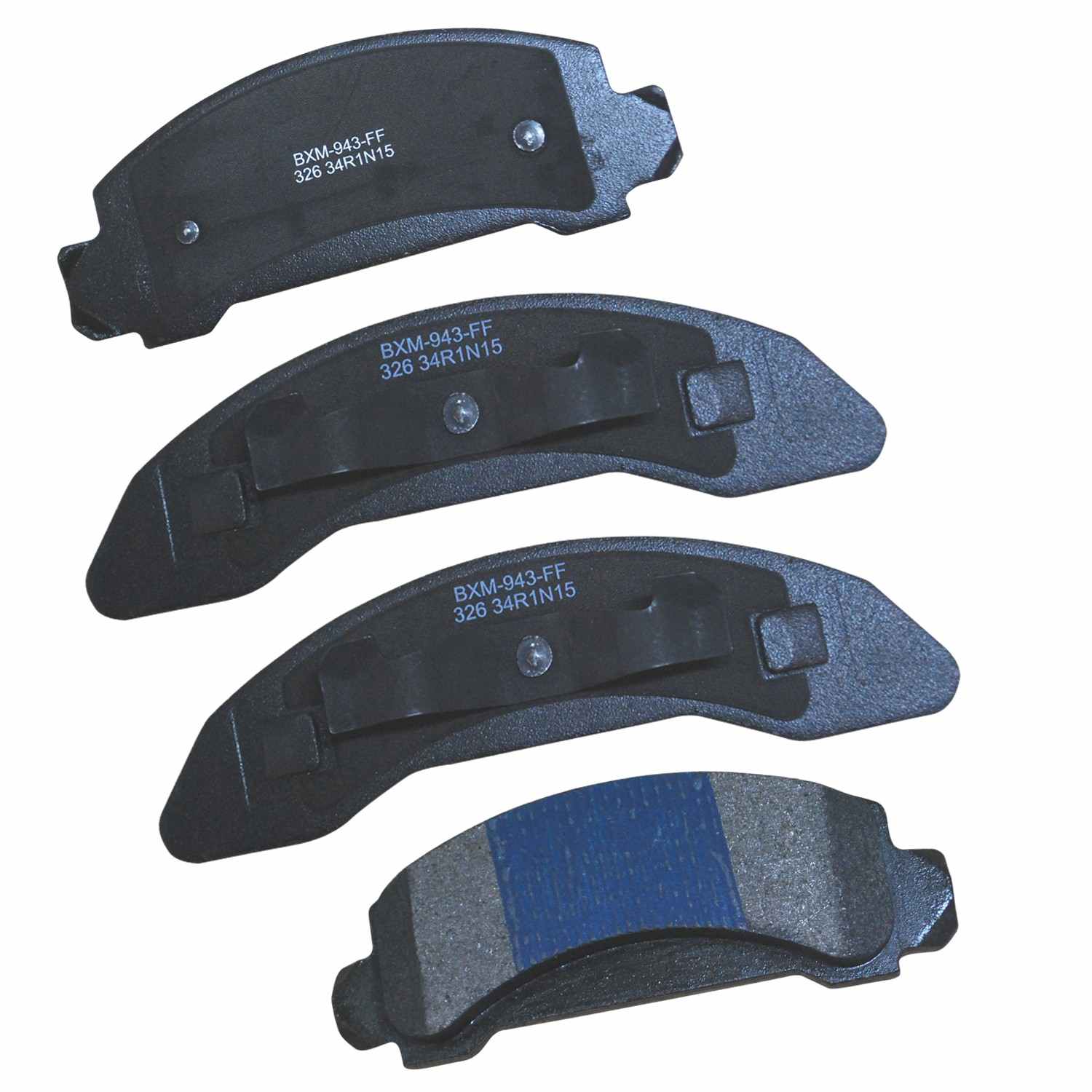 STOP BY BENDIX Disc Brake Pad Set top view frsport SBM326