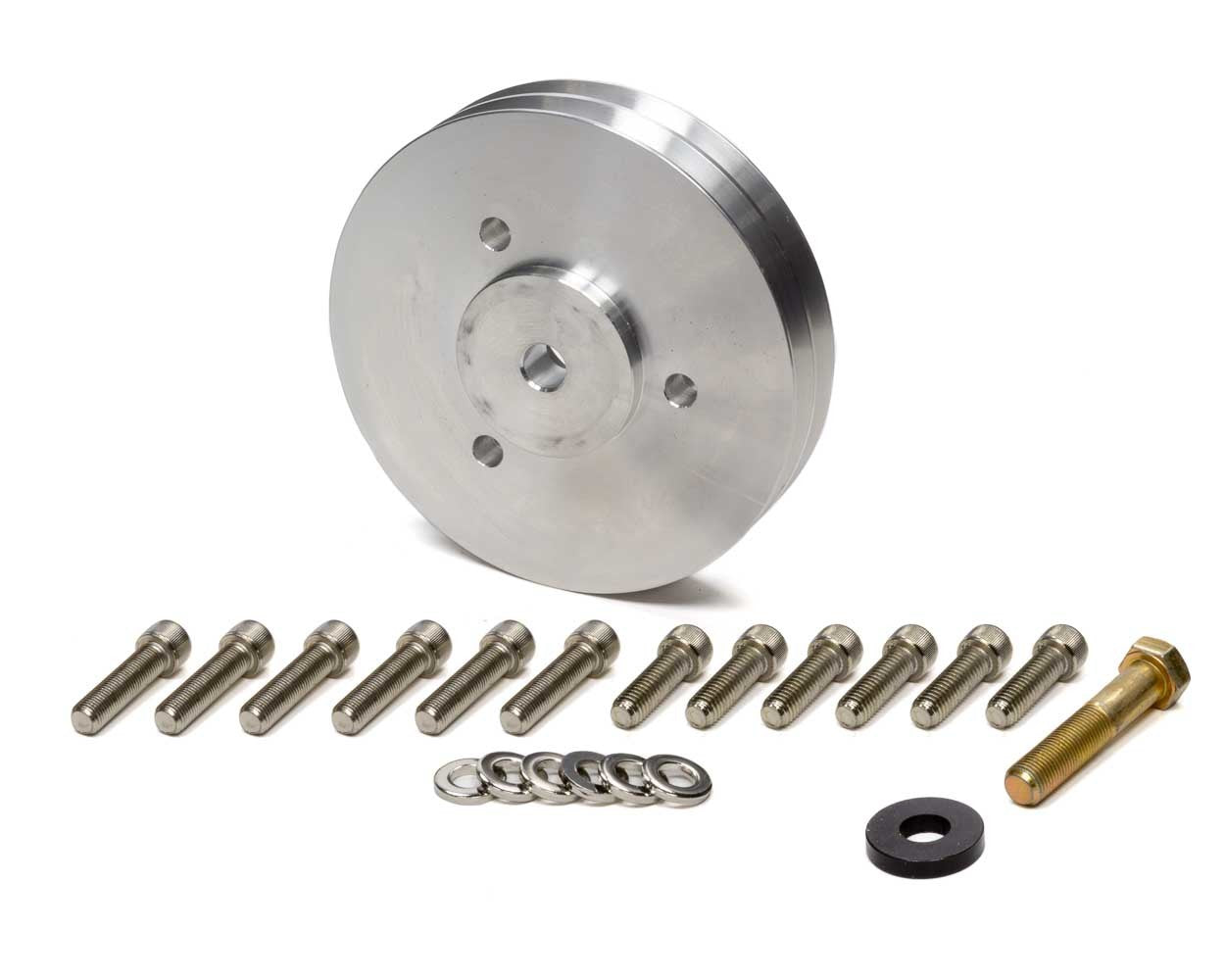 The Blower Shop 2V Accessory Pulley BBC Belts and Pulleys Supercharger Pulleys main image