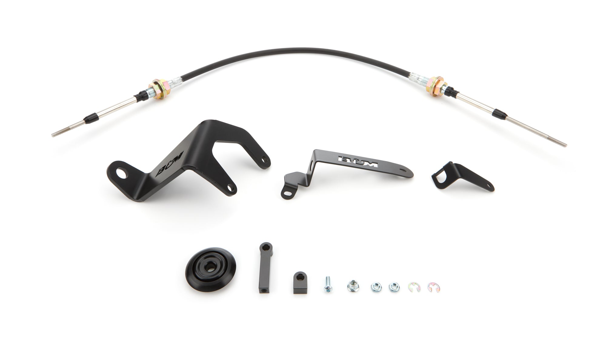 B&M HD TC Shifter Cable Kit Jeep Wrangler JK/Rubicon Shifters and Components Shifter Brackets Cables and Linkages main image