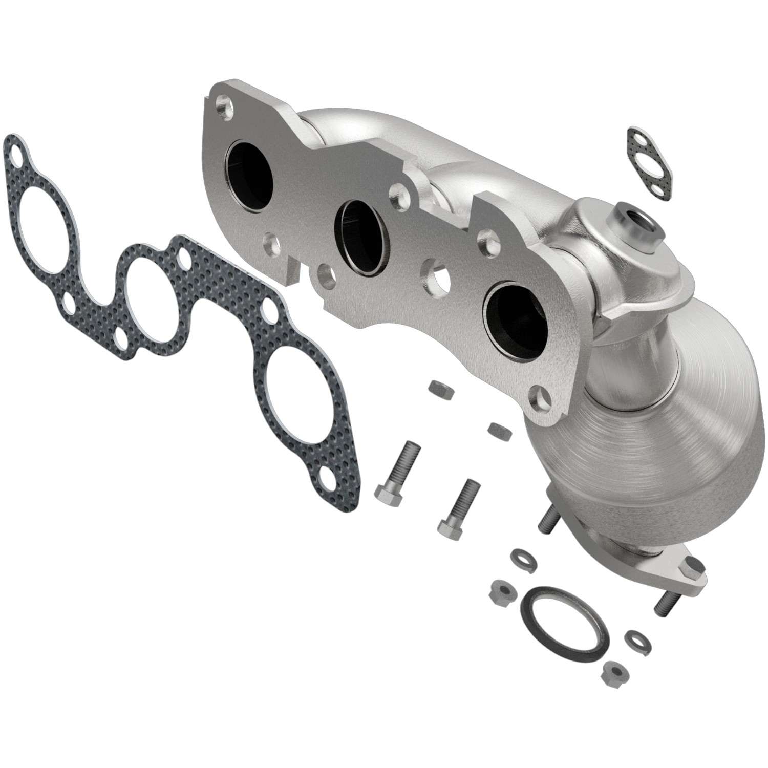 BRExhaust Catalytic Converter with Integrated Exhaust Manifold 096-1682