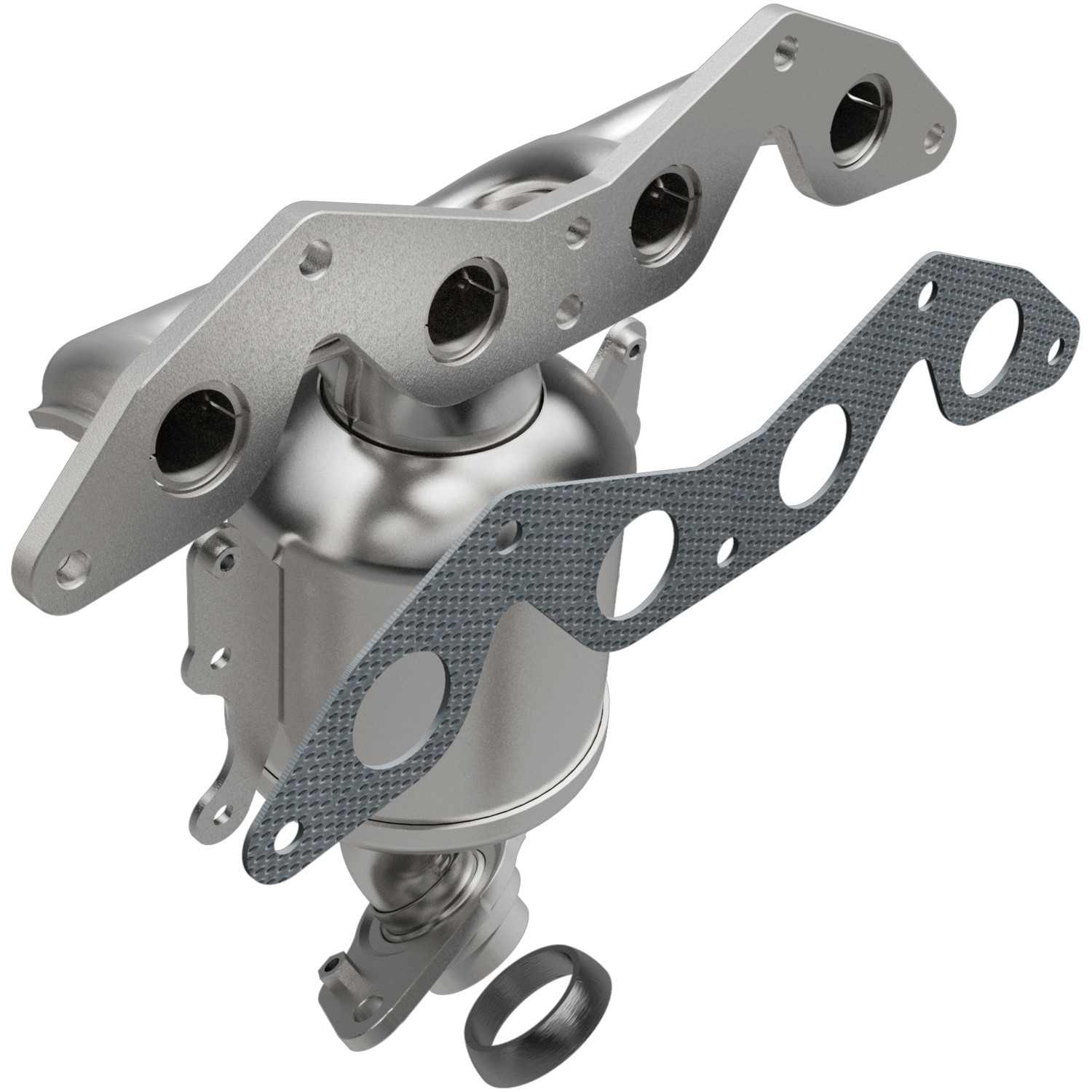 BRExhaust Catalytic Converter with Integrated Exhaust Manifold 099-1100