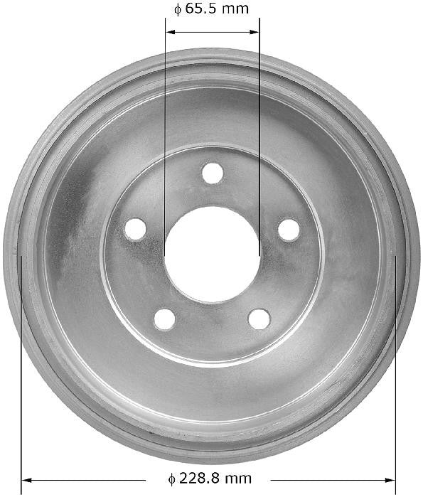 BENDIX PREMIUM DRUM AND ROTOR Brake Drum PDR0838