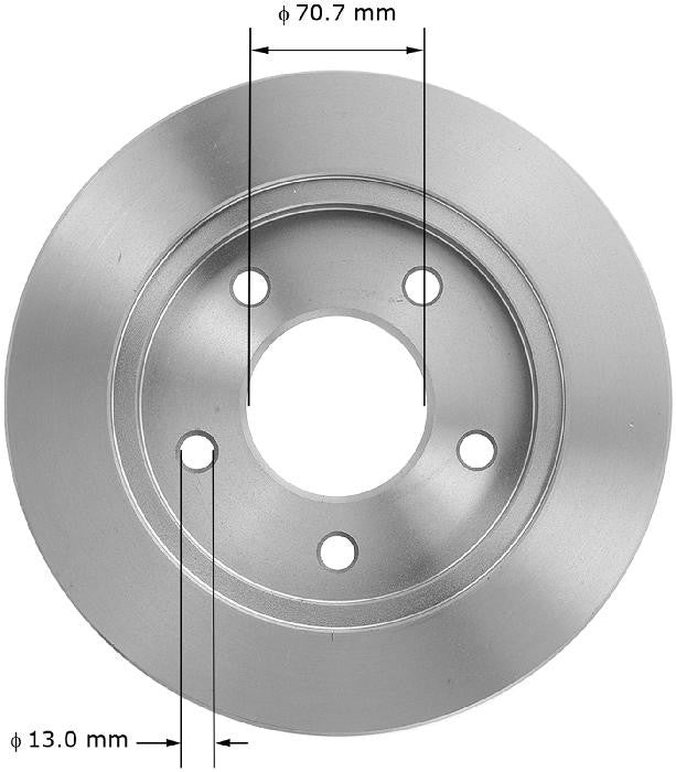 BENDIX PREMIUM DRUM AND ROTOR Disc Brake Rotor PRT1401