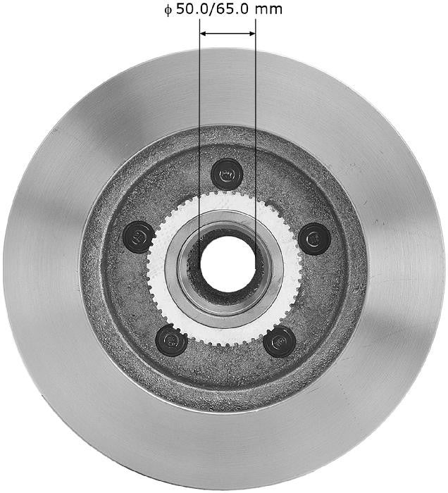 BENDIX PREMIUM DRUM AND ROTOR Disc Brake Rotor and Hub Assembly PRT1829