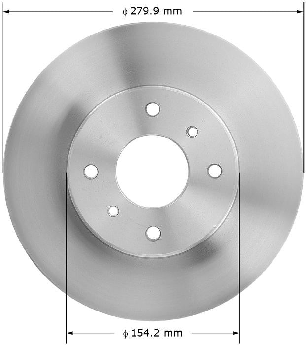 BENDIX PREMIUM DRUM AND ROTOR Disc Brake Rotor PRT1892