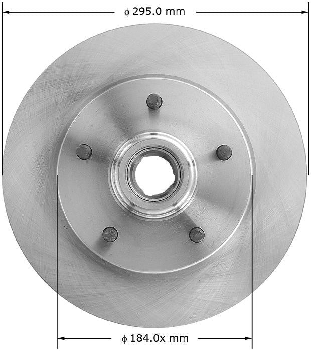 BENDIX PREMIUM DRUM AND ROTOR Disc Brake Rotor and Hub Assembly PRT1921