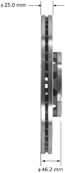 BENDIX PREMIUM DRUM AND ROTOR Disc Brake Rotor PRT1945