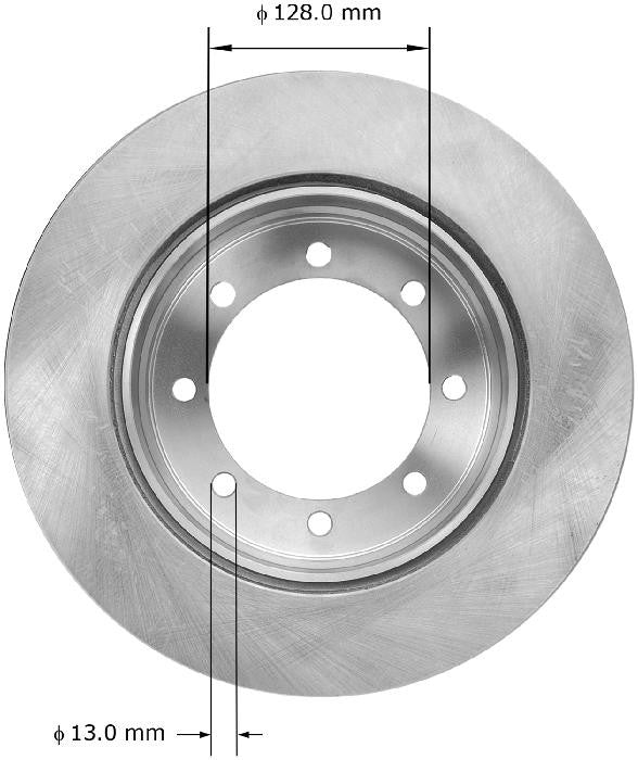 BENDIX PREMIUM DRUM AND ROTOR Disc Brake Rotor PRT5630