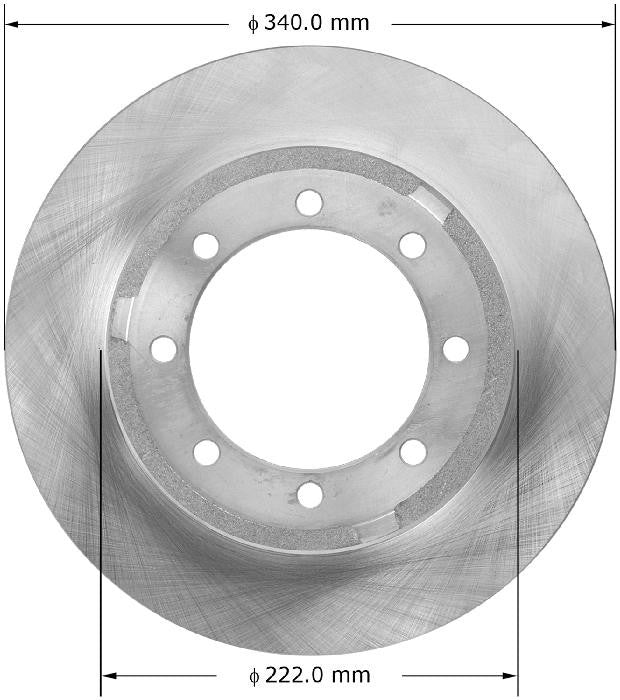 BENDIX PREMIUM DRUM AND ROTOR Disc Brake Rotor PRT5630