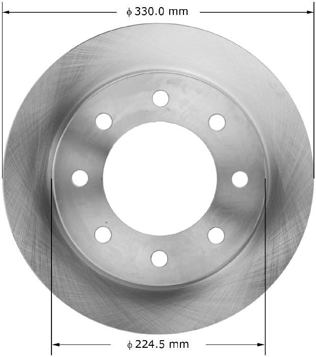 BENDIX PREMIUM DRUM AND ROTOR Disc Brake Rotor PRT5875