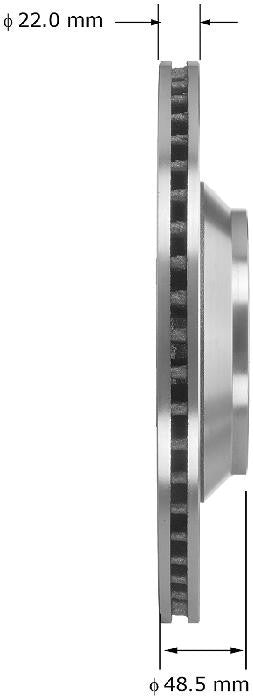 BENDIX PREMIUM DRUM AND ROTOR Disc Brake Rotor PRT5958