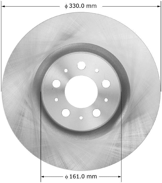 BENDIX PREMIUM DRUM AND ROTOR Disc Brake Rotor PRT5961