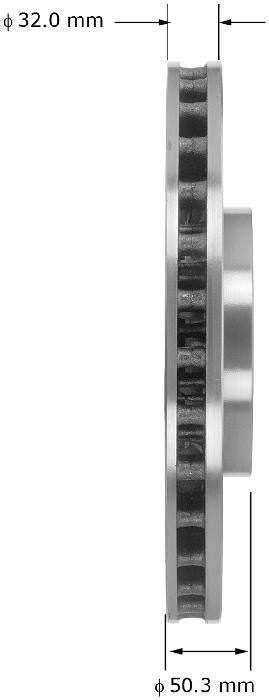 BENDIX PREMIUM DRUM AND ROTOR Disc Brake Rotor PRT5961