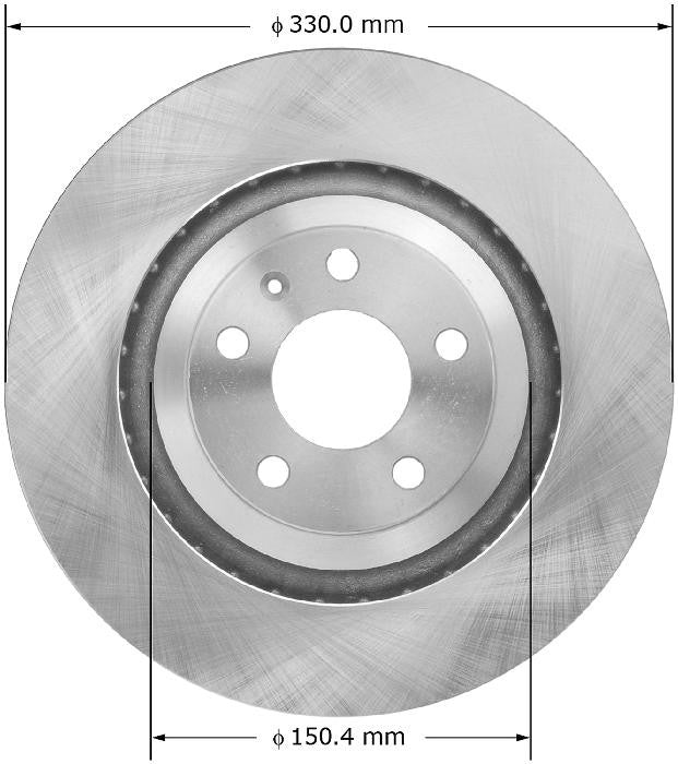 BENDIX PREMIUM DRUM AND ROTOR Disc Brake Rotor PRT5985