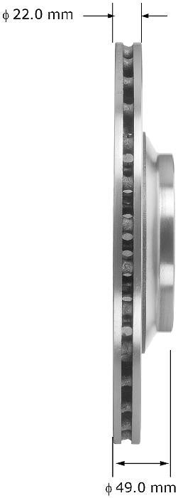 BENDIX PREMIUM DRUM AND ROTOR Disc Brake Rotor PRT5985