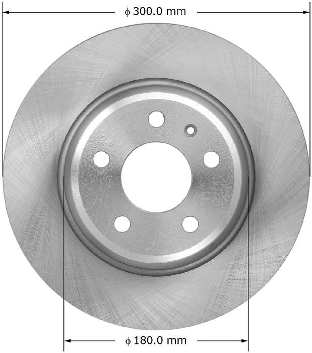 BENDIX PREMIUM DRUM AND ROTOR Disc Brake Rotor PRT5993